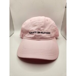 Tommy Hilfiger Pink Adjustable Hat Adult Size Baseball‎ Hat Cap